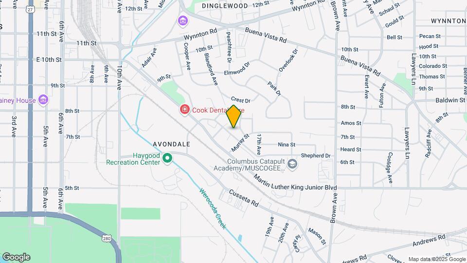 1501 Shepherd Dr Map and Location Details
