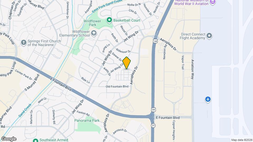 1265 Flycatcher Ln Mapa y Detalles de la Ubicación