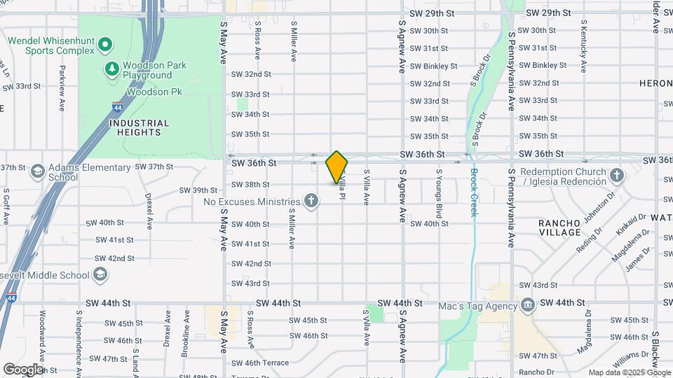 2604 SW 38th St Map and Location Details