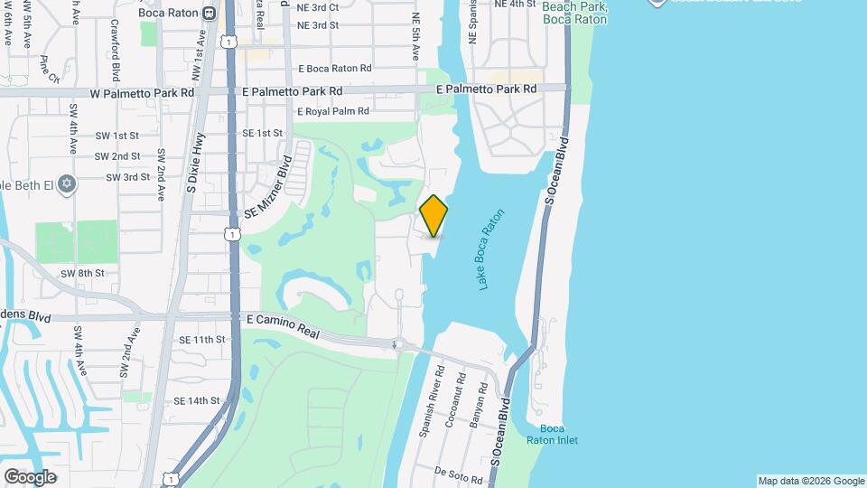 Mizner Grand Map and Location Details