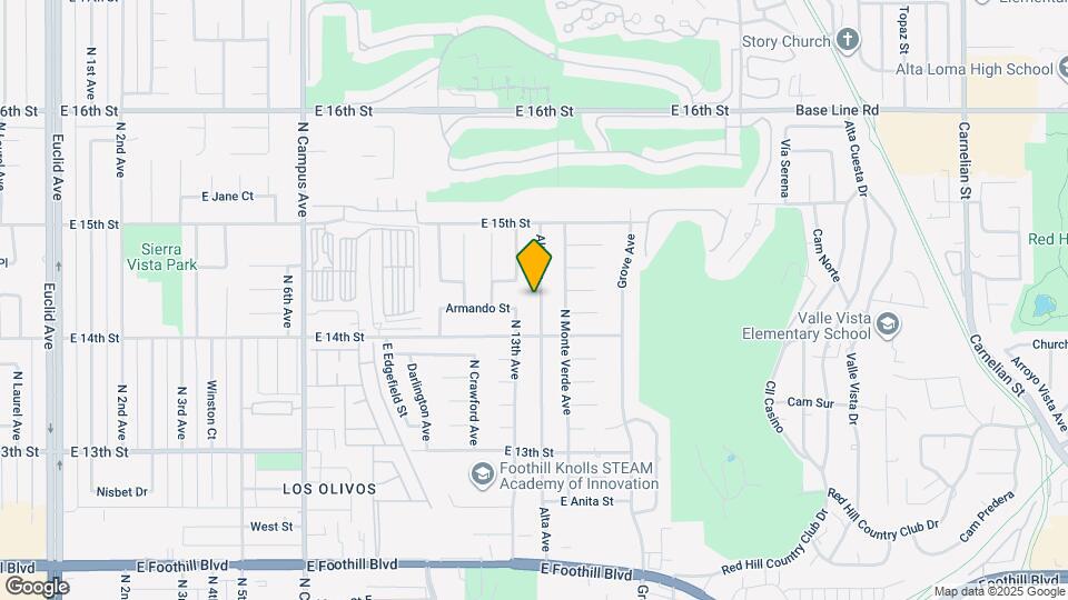1431 Alta Ave Map and Location Details