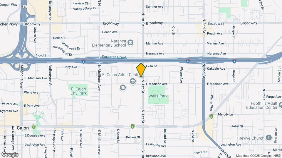 514 N 1st St Mapa y Detalles de la Ubicación