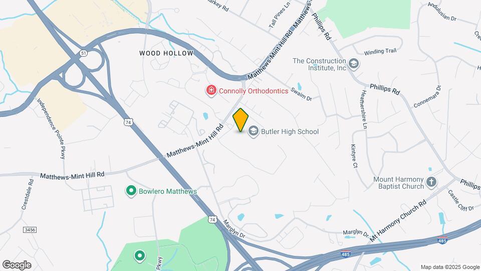 1810 Matthews-Mint Hill Rd Map and Location Details