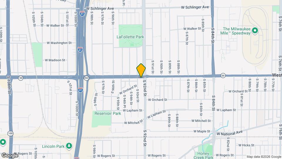 1414 S 93rd St Mapa y Detalles de la Ubicación