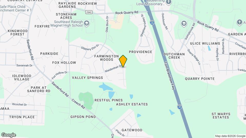 3318 Slippery Elm Dr Map and Location Details