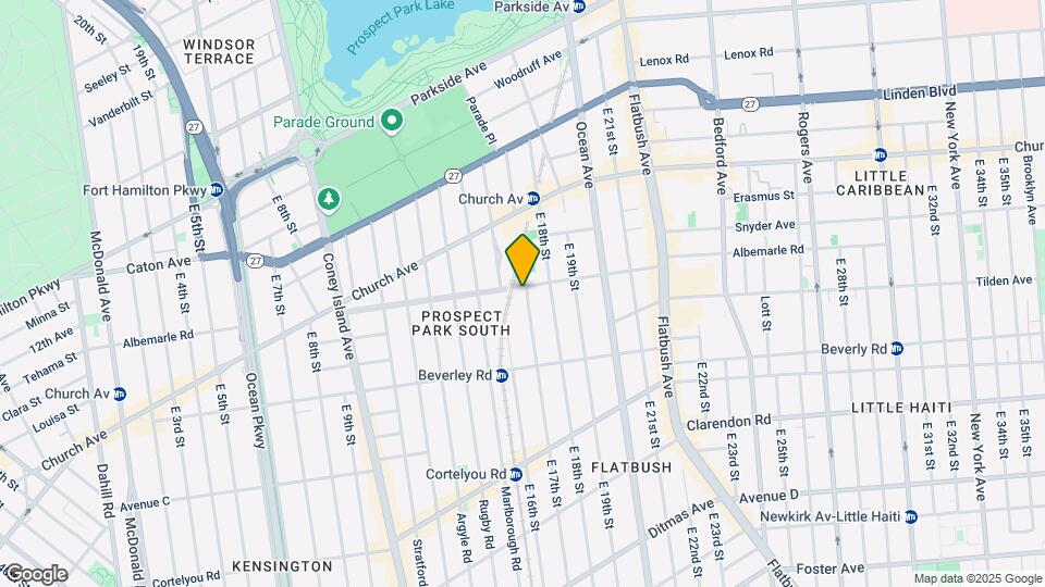 170 E 17th St Map and Location Details
