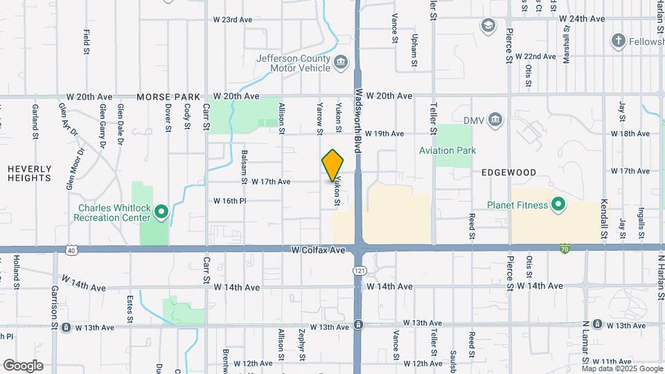 1655 Yukon St Map and Location Details