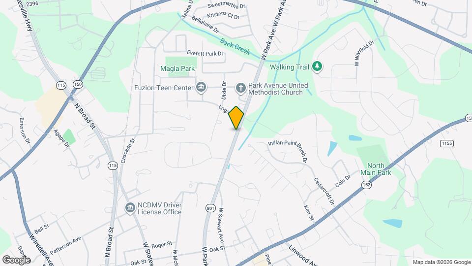 562 W Park Ave Map and Location Details