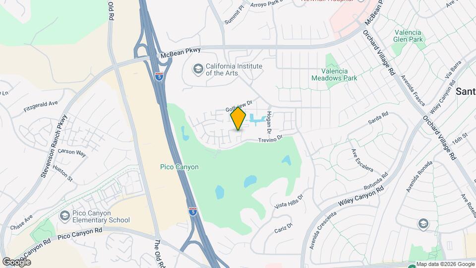 25711 Player Dr Map and Location Details