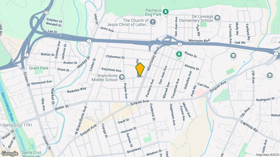 154 Hammond Ave Map and Location Details