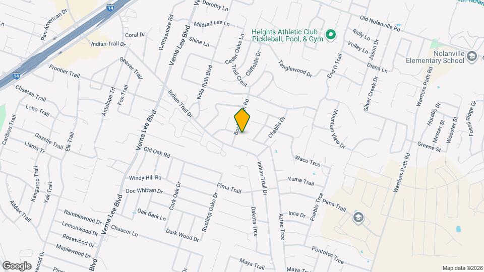 1500 Zinfandel Dr Map and Location Details