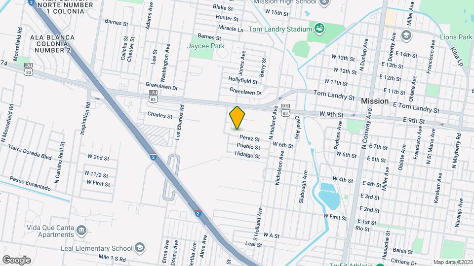 1003 Hidden Hls St Map and Location Details