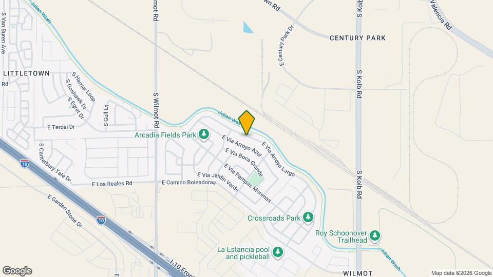 6652 E Via Arroyo Largo Map and Location Details