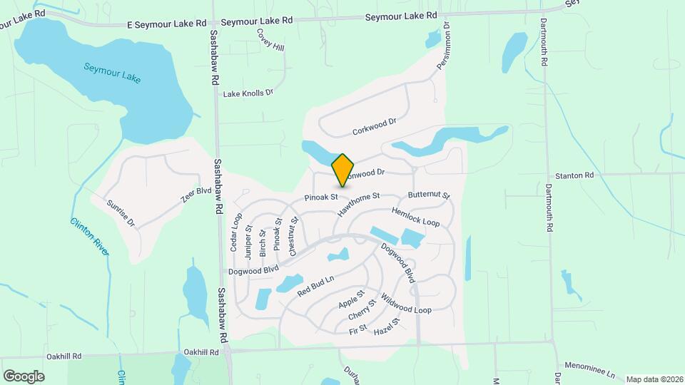 3610 Pinoak St Mapa y Detalles de la Ubicación