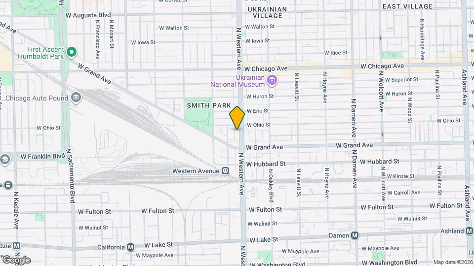 522 N Western Ave, Unit J04P Map and Location Details