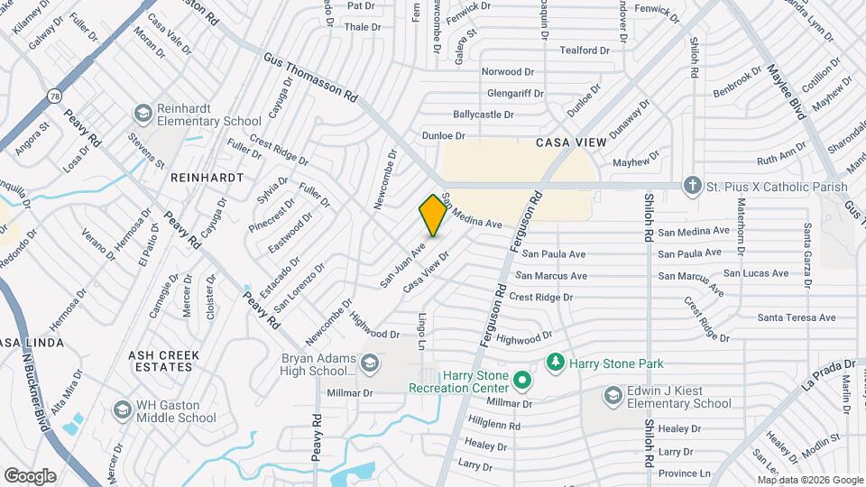 10228 San Juan Ave Map and Location Details