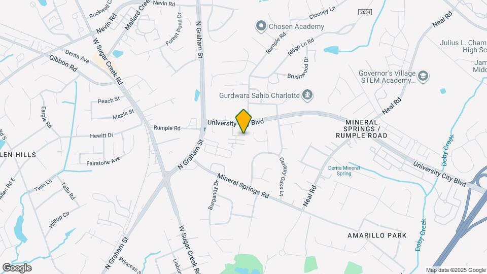 1610 Termini Dr Map and Location Details