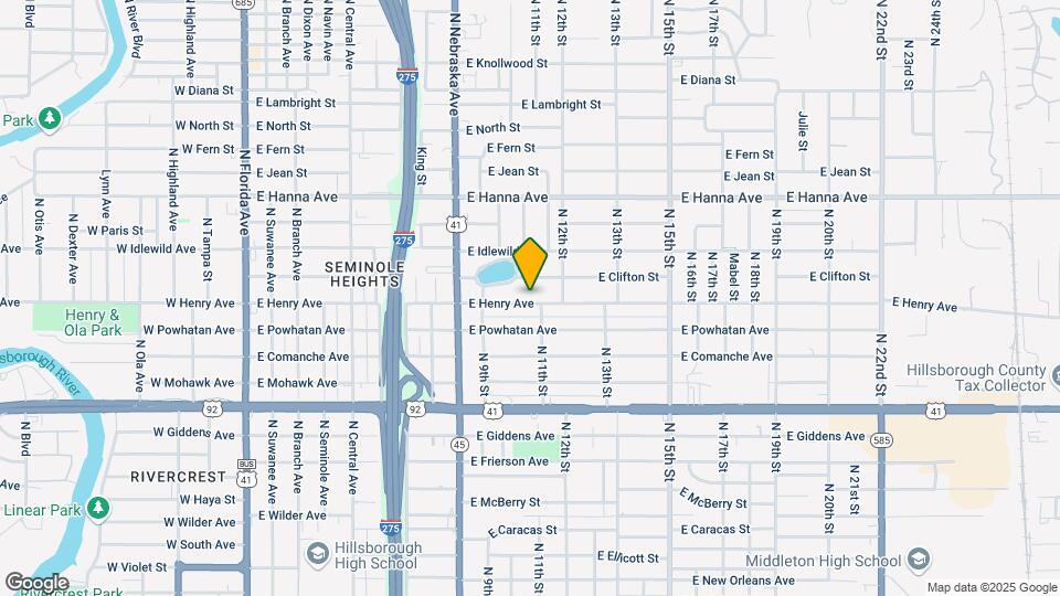 1024 E Henry Ave Map and Location Details