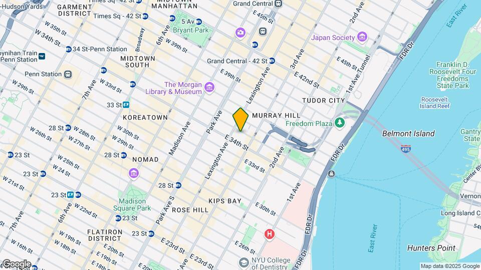 148-150 E 35th St Map and Location Details