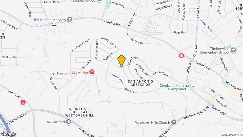 9703 Cameron Creek Map and Location Details