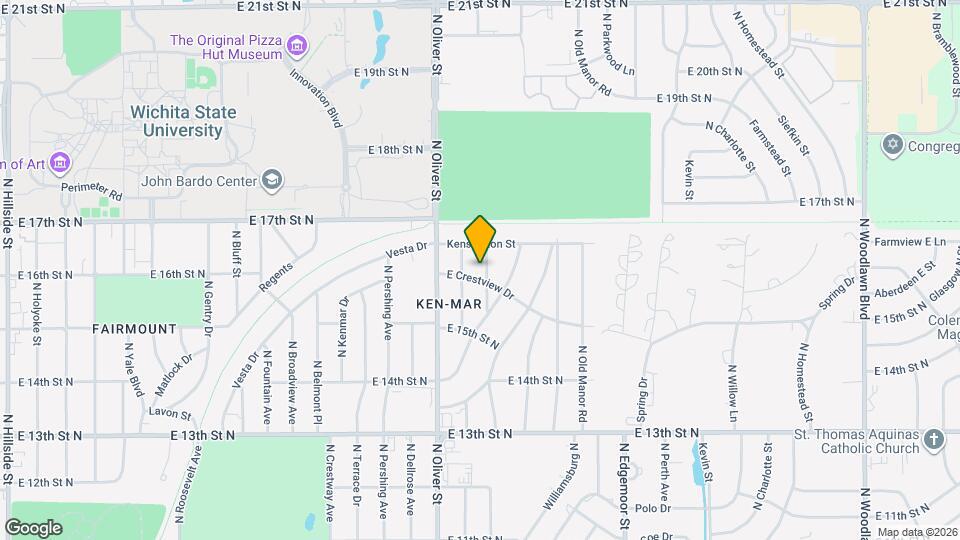 1707 N Harding Ave Map and Location Details