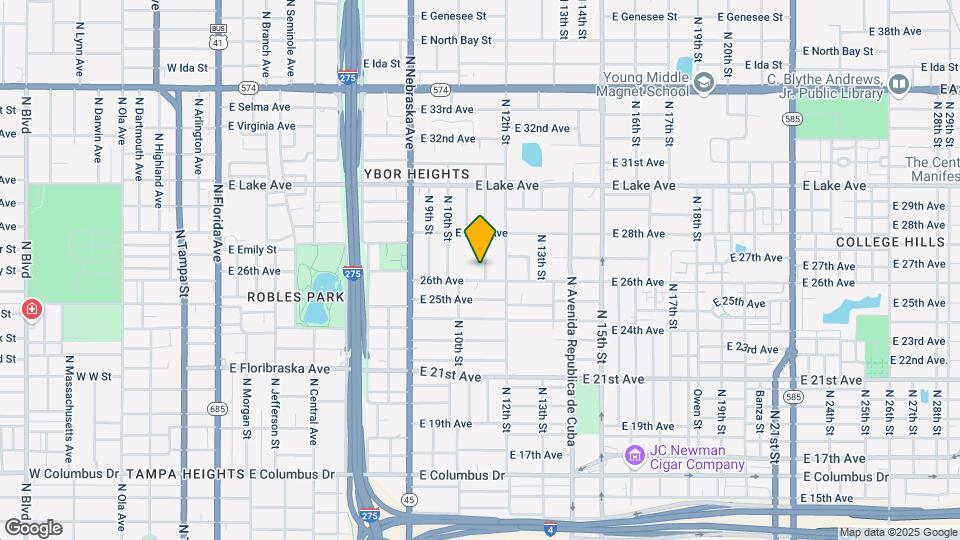3404 1/2 N 11th St Map and Location Details