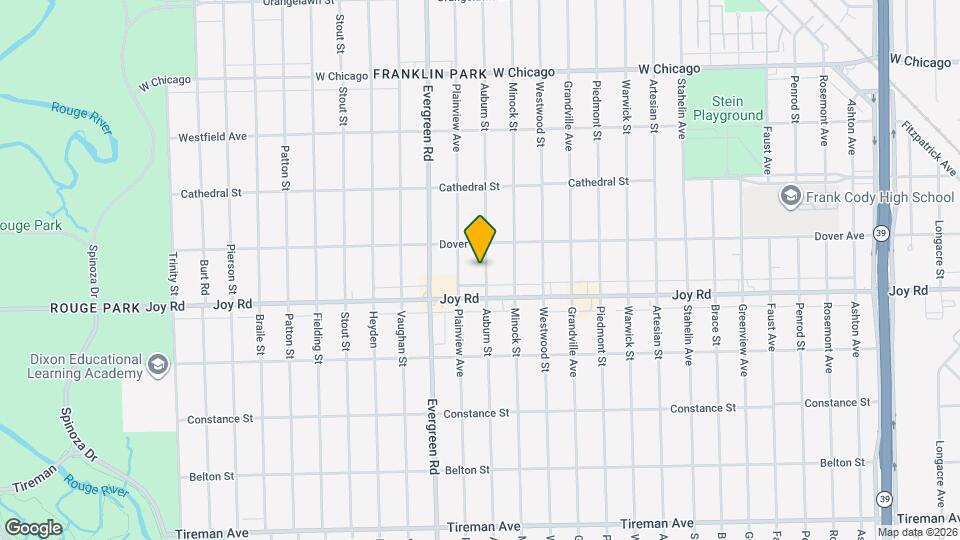 8857 Auburn St Map and Location Details
