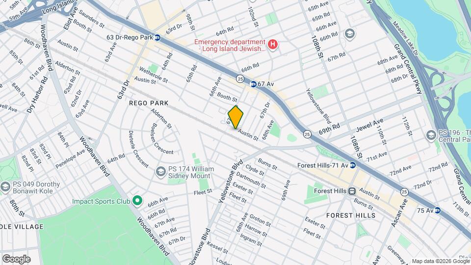 6722 Austin St, Unit 67-22 Austin St Map and Location Details