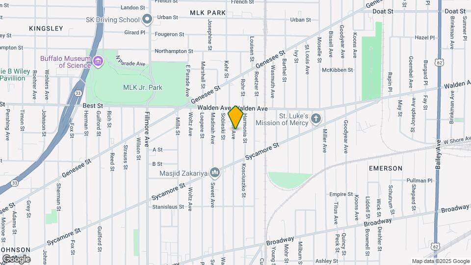 291 Rother Ave Map and Location Details