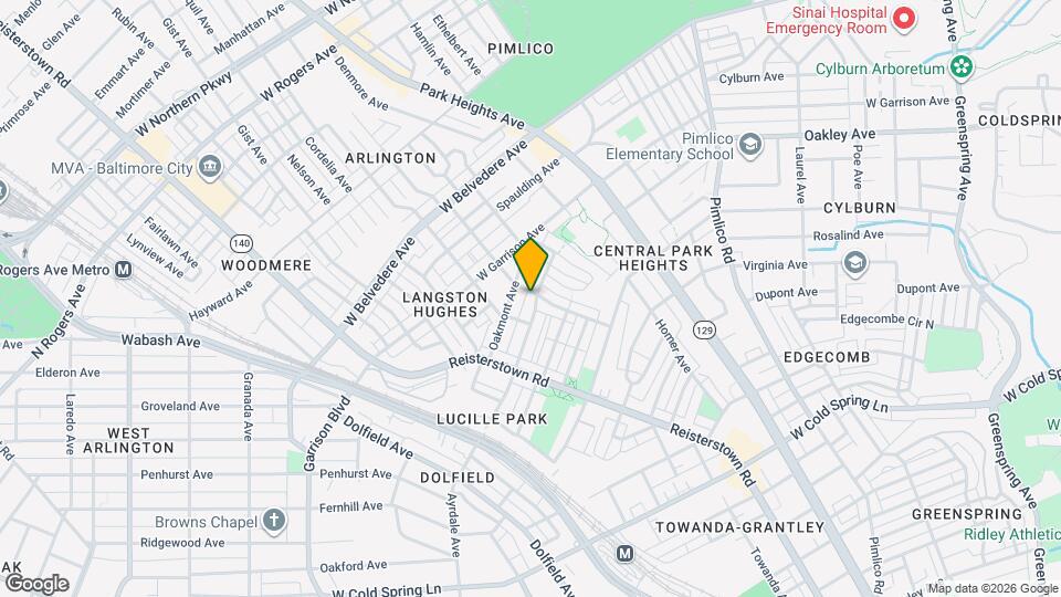 3606 Manchester Ave Map and Location Details