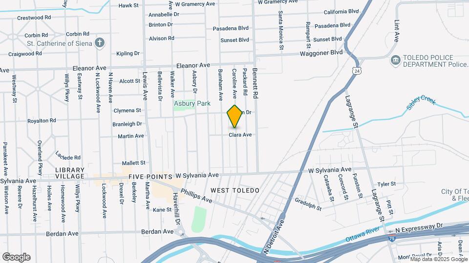 4205 Caroline Ave Map and Location Details