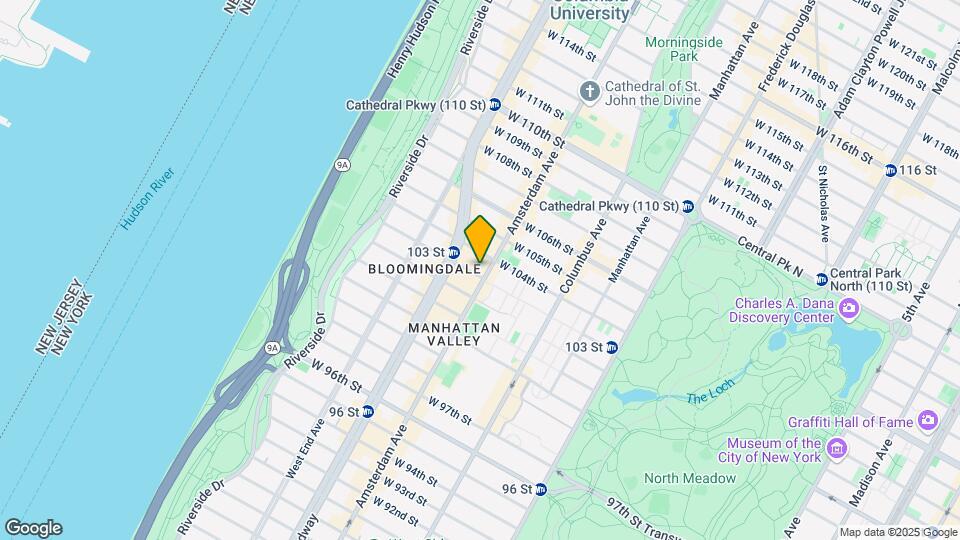 882-886 Amsterdam Ave Map and Location Details