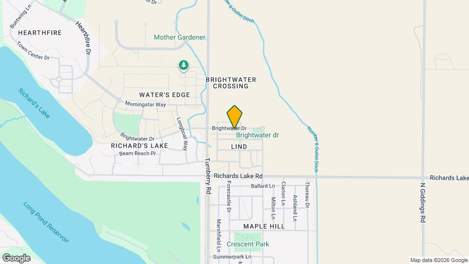 2227 Brightwater Dr Mapa y Detalles de la Ubicación