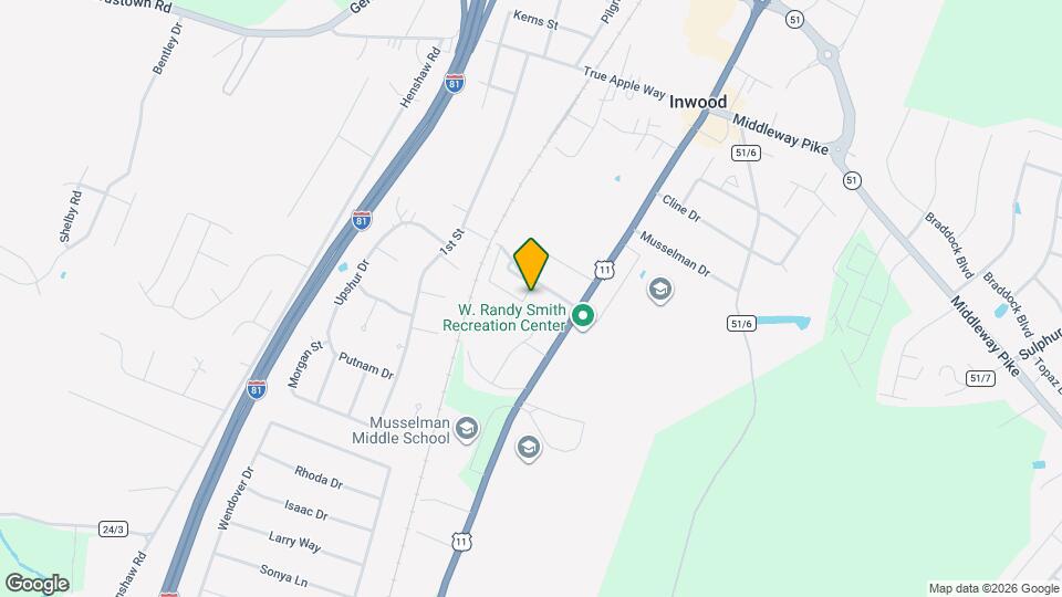 164 Stadium Cir Map and Location Details