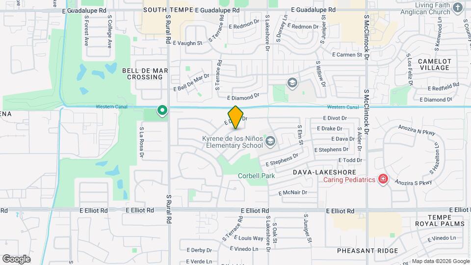 1211 E Drake Dr Map and Location Details