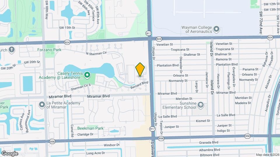 2244 SW 81st Ave Map and Location Details