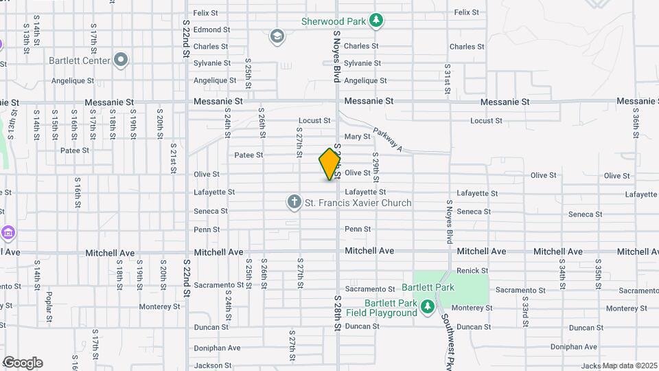 2739 Lafayette St Map and Location Details