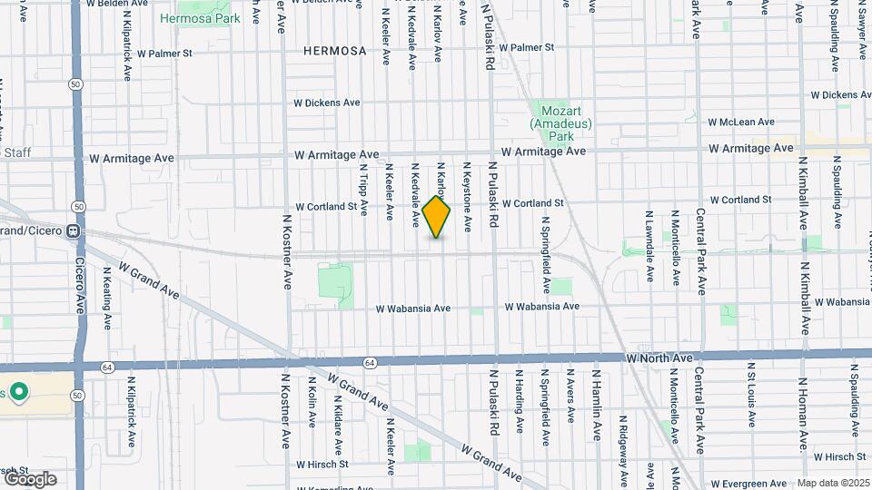 1808 N Karlov Ave Map and Location Details