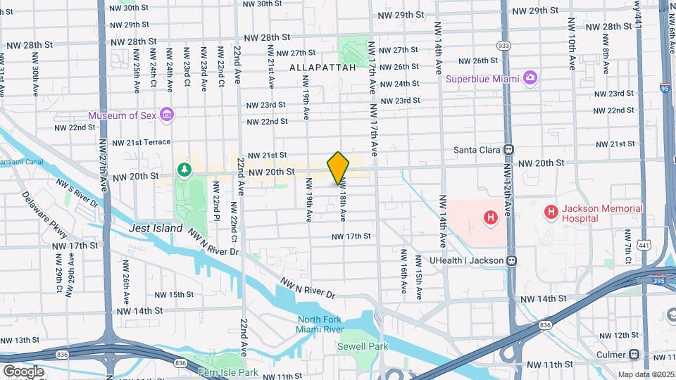 1800 NW 19th Ter Mapa y Detalles de la Ubicación