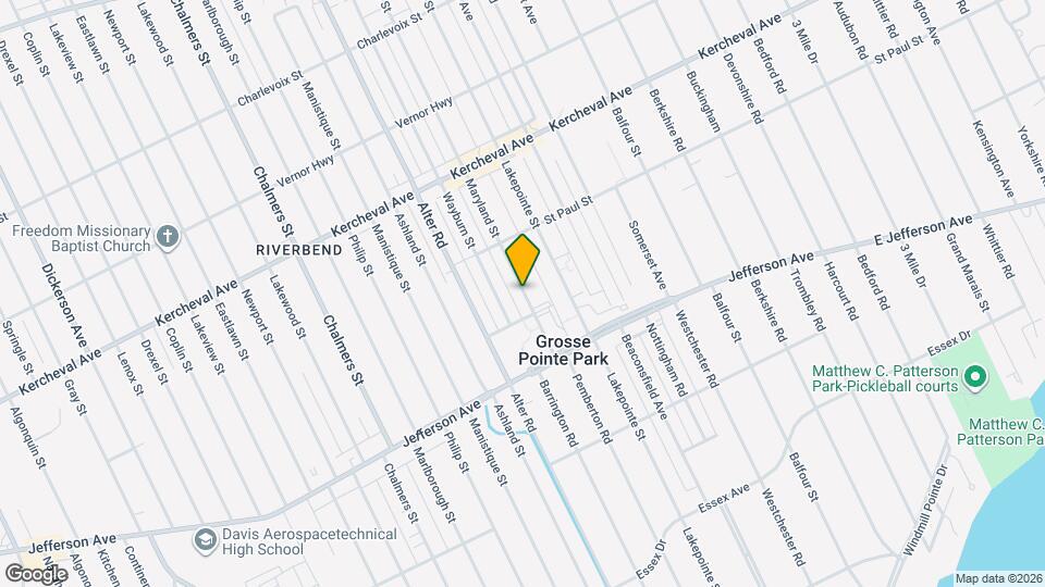 1031 Maryland St Map and Location Details