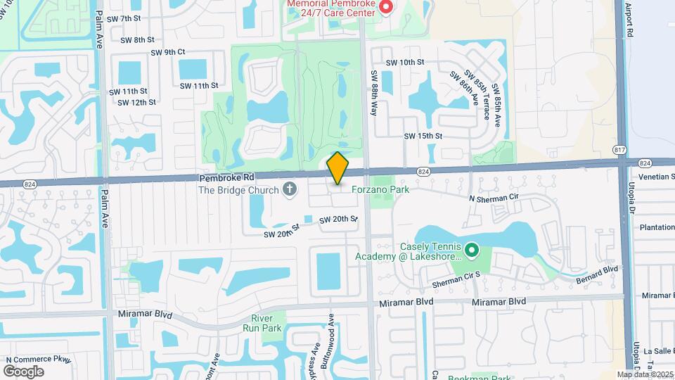 1786 SW 89th Way Map and Location Details
