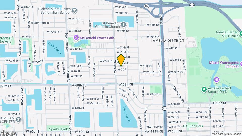 765 W 70 Pl Map and Location Details