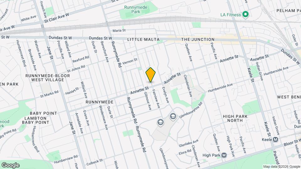 420 Annette St Map and Location Details