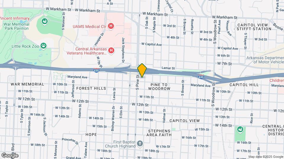 3806 Maryland Ave Map and Location Details