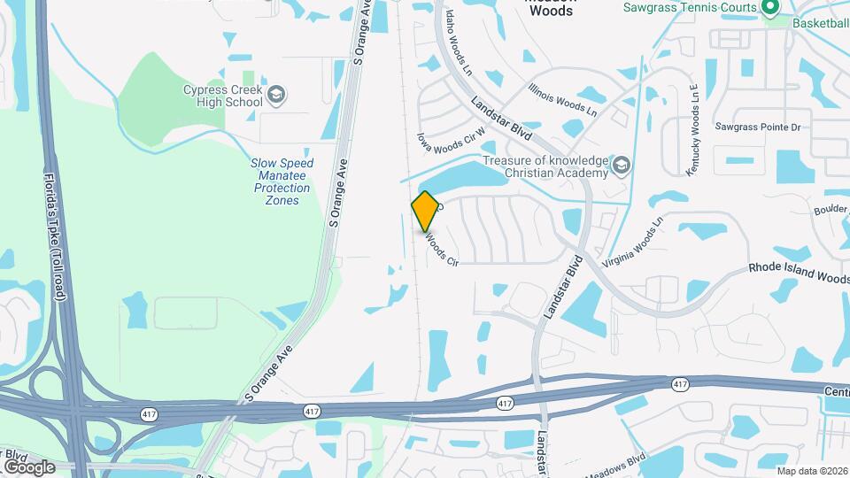 293 Chicago Woods Cir Map and Location Details