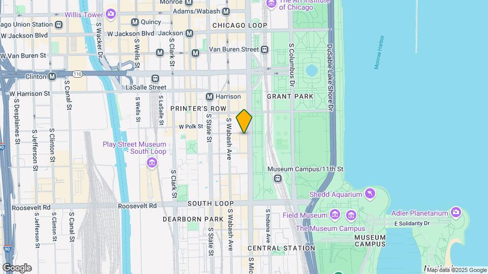 800 S Michigan Ave, Unit 2311 Map and Location Details