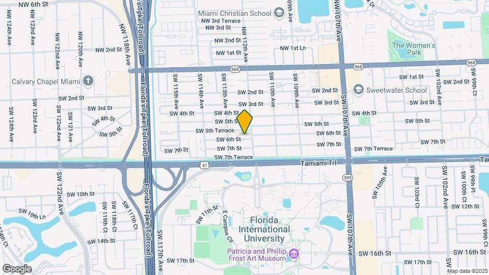 11229 SW 6th St, Unit Studio 2 blocks from FIU Map and Location Details