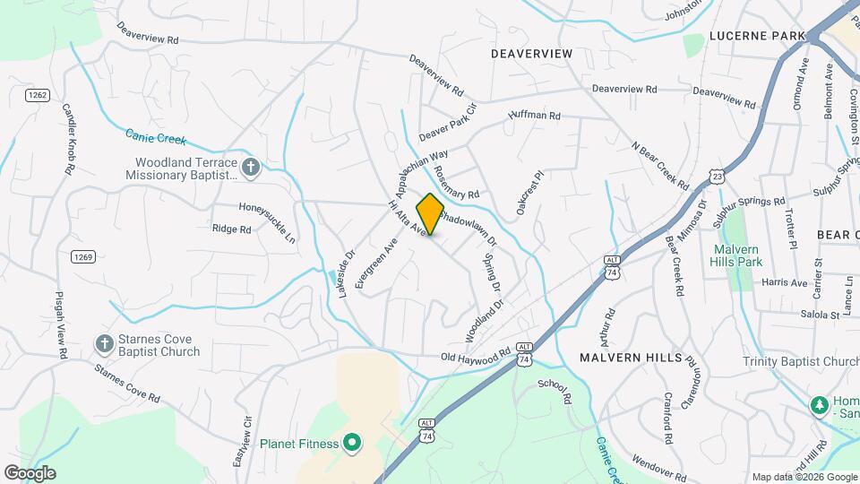 38 Hi Alta Ave Map and Location Details