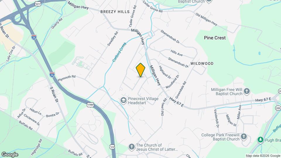 107 Mountain View Dr Map and Location Details