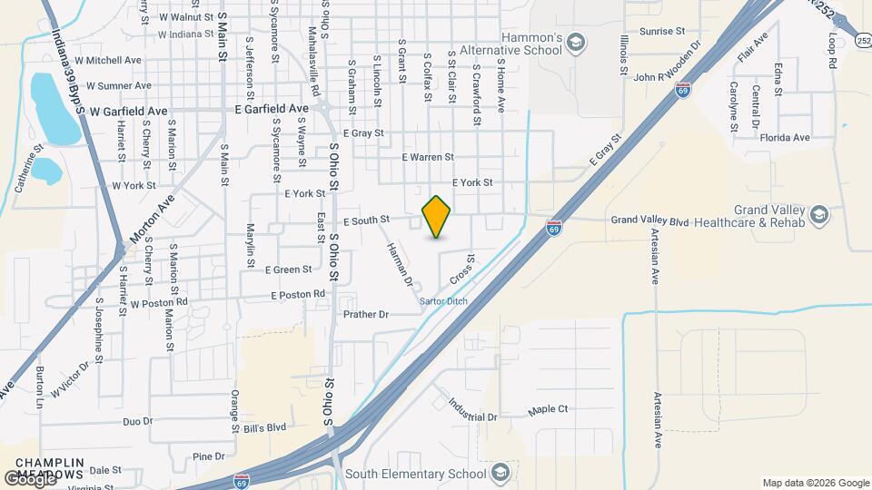 954 Center St Map and Location Details